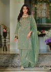 D 50287 A By Zaveri Crush Tissue Readymade Suits
